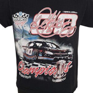 Reckless Racing T Shirt Mens Size Small Black YR Champions